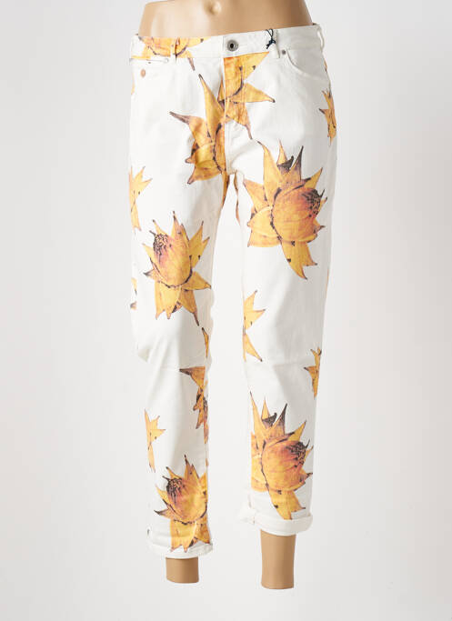 Blugi cu croială slim bej MAISON SCOTCH femeie