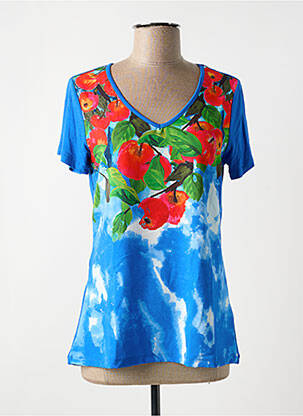 Tricou albastru MALOKA femeie