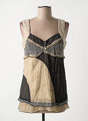 Top bej ELISA CAVALETTI femeie