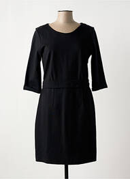 Rochie midi mâneci 3/4 mâneci 3/4 negru ONE STEP femme