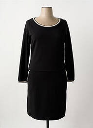 Rochie midi mâneci lungi mâneci lungi negru LA FEE MARABOUTEE femme