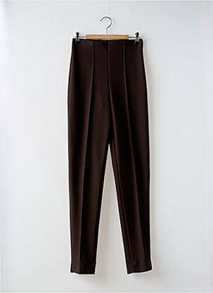 Pantalon slim talie joasă talie joasă maro LAUREN VIDAL femeie