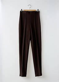 Pantalon slim talie joasă talie joasă maro LAUREN VIDAL femme