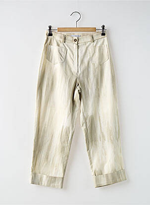 Pantalon trei sferturi bej ROSA ROSAM femeie