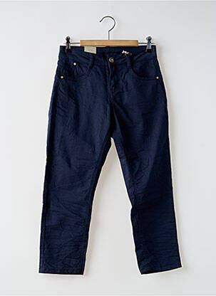 Pantalon trei sferturi albastru CREAM femeie