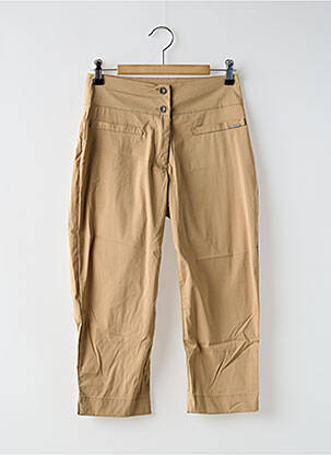 Pantalon trei sferturi maro MALOKA femeie