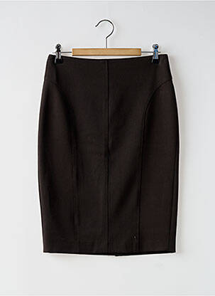 Fustă midi talie cu cleme negru VERTIGO femeie