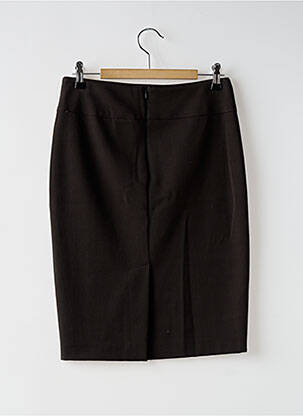 Fustă midi talie cu cleme negru VERTIGO femeie
