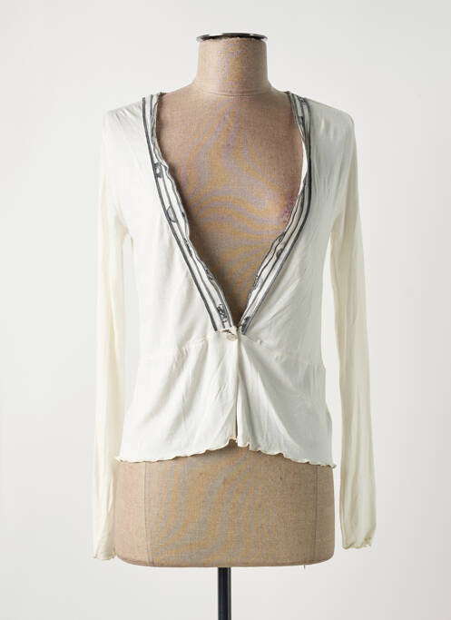 Vestă cu mâneci lungi bej POUSSIERE D'ETOLE femeie