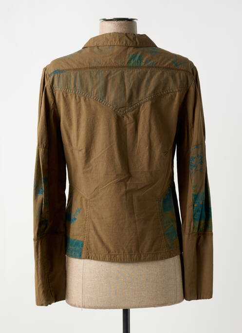 Cămașă maro POUSSIERE D'ETOLE femeie