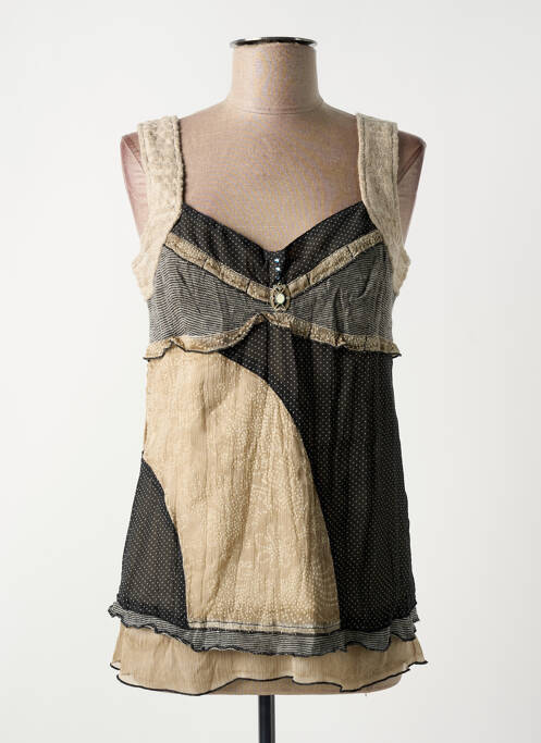 Top bej ELISA CAVALETTI femeie