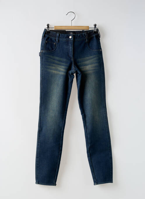 Blugi cu croială slim albastru LEGZSKIN femeie