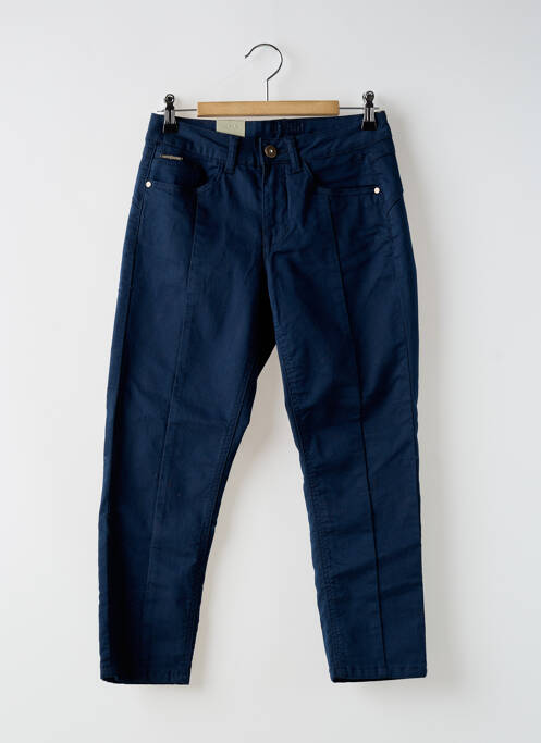 Pantalon trei sferturi albastru CREAM femeie