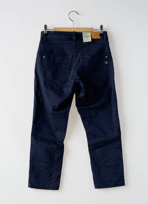 Pantalon trei sferturi talie joasă talie joasă albastru CREAM femme