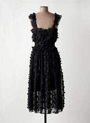 Rochie lungă fără mâneci fără mâneci negru MONACO COLLECTION femeie