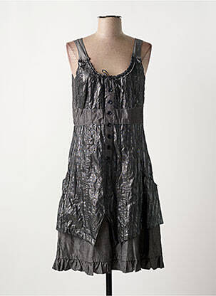 Rochie midi argintiu SALT & PEPPER femeie