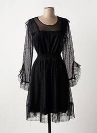 Rochie midi mâneci lungi mâneci lungi negru MONACO COLLECTION femeie