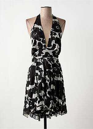 Rochie scurtă fără mâneci fără mâneci negru PEACE + LOVE femeie
