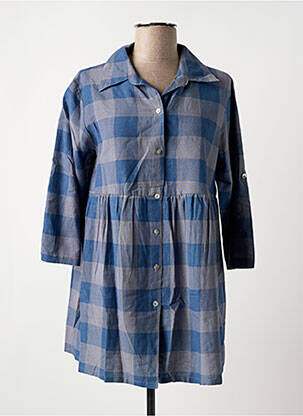 Tunică mâneci lungi albastru ORIENTIQUE NATURALLY femeie