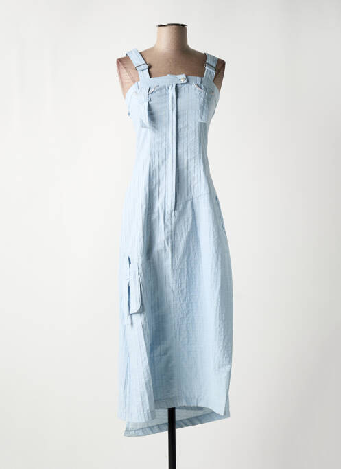 Rochie lungă albastru LAUREN VIDAL femeie