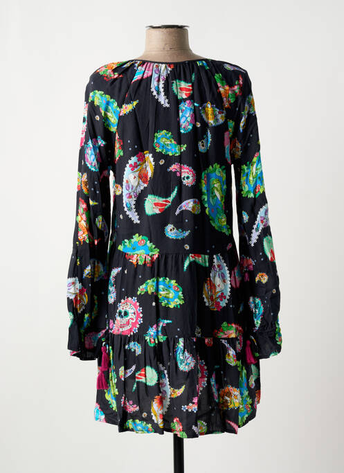 Rochie scurtă negru PEACE + LOVE femeie