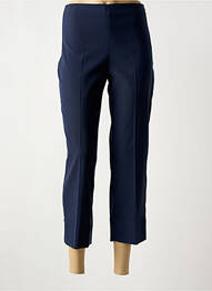 Pantalon trei sferturi croială dreaptă albastru LAUREN VIDAL femme