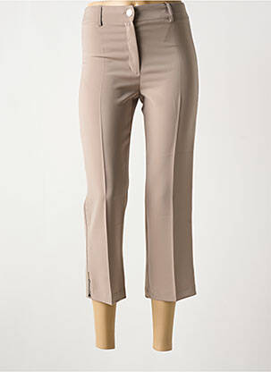 Pantalon trei sferturi bej ABSOLU femeie