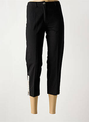 Pantalon trei sferturi negru ABSOLU femeie