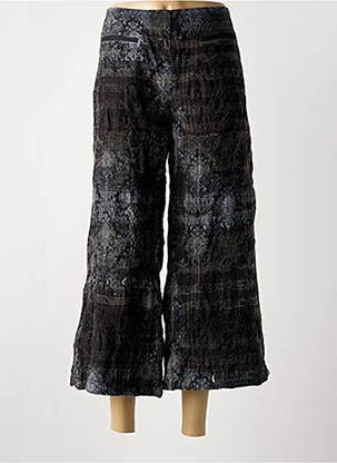 Pantalon trei sferturi negru LAUREN VIDAL femeie