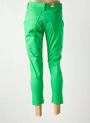Pantalon trei sferturi elasticitate mărime normală verde MADEMOISELLE SANS GÊNE femeie