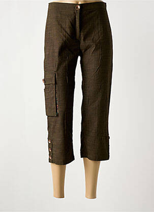 Pantalon trei sferturi verde COCO MENTHE femeie