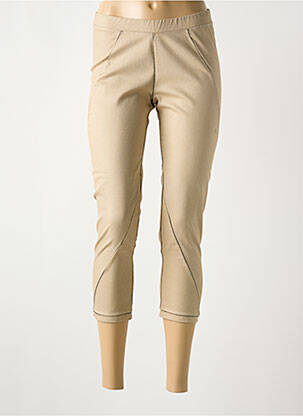 Pantalon trei sferturi bej ELISA CAVALETTI femeie