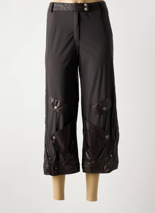 Pantalon trei sferturi maro LAUREN VIDAL femeie