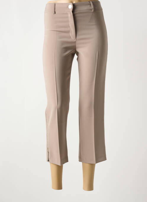 Pantalon trei sferturi bej ABSOLU femeie