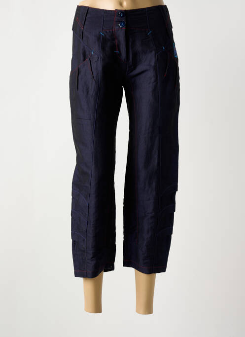 Pantalon trei sferturi albastru AVENTURES DES TOILES femeie