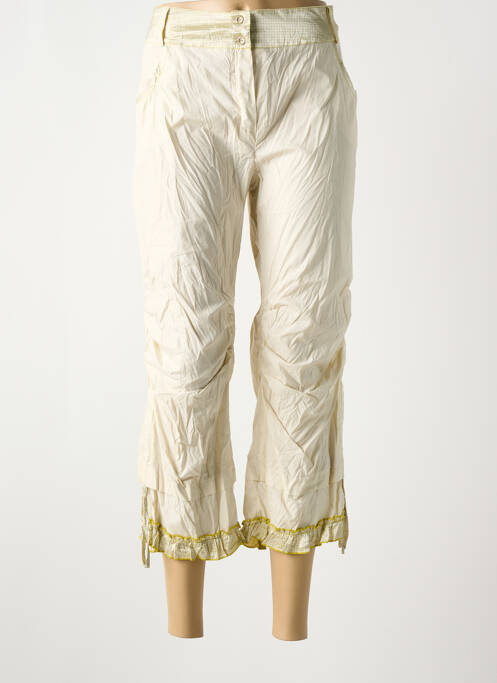 Pantalon trei sferturi bej POUSSIERE D'ETOLE femeie