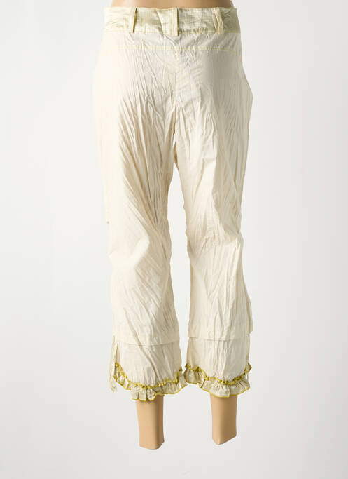 Pantalon trei sferturi bej POUSSIERE D'ETOLE femeie