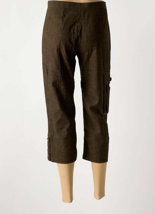 Pantalon trei sferturi verde COCO MENTHE femeie