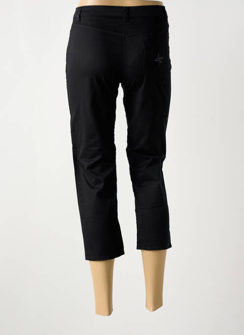 Pantalon trei sferturi negru POUSSIERE D'ETOLE femeie