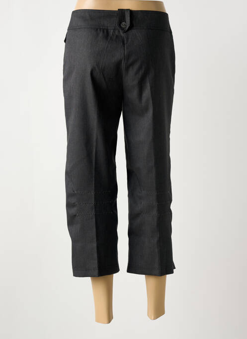 Pantalon trei sferturi negru 3322 femeie