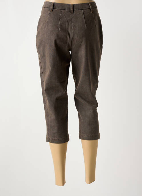 Pantalon trei sferturi maro ROSA ROSAM femeie