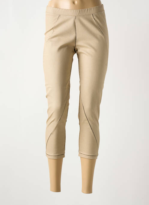 Pantalon trei sferturi bej ELISA CAVALETTI femeie