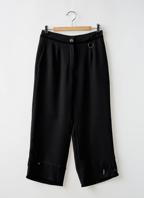 Pantalon trei sferturi negru POUSSIERE D'ETOLE femeie