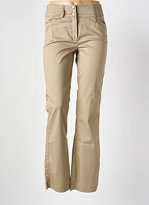 Pantalon evazat maro POUSSIERE D'ETOLE femeie