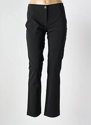 Pantalon slim talie înaltă talie înaltă negru POUSSIERE D'ETOLE femeie