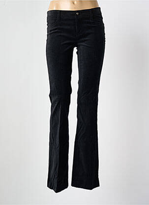 Pantalon evazat elasticitate talie joasă negru VERTIGO femeie