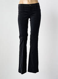 Pantalon evazat elasticitate talie joasă negru VERTIGO femeie