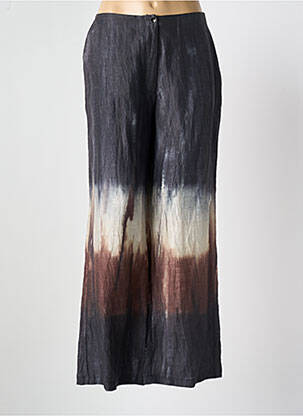 Pantalon larg gri LAUREN VIDAL femeie