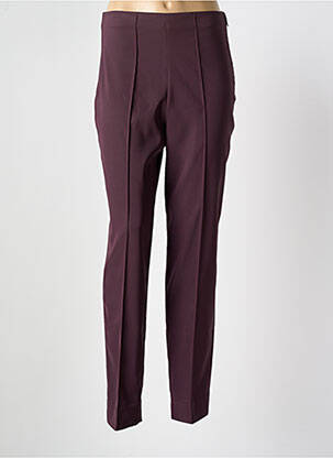 Pantalon slim talie înaltă talie înaltă roșu LAUREN VIDAL femeie