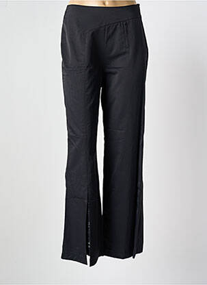 Pantalon evazat negru LAUREN VIDAL femeie